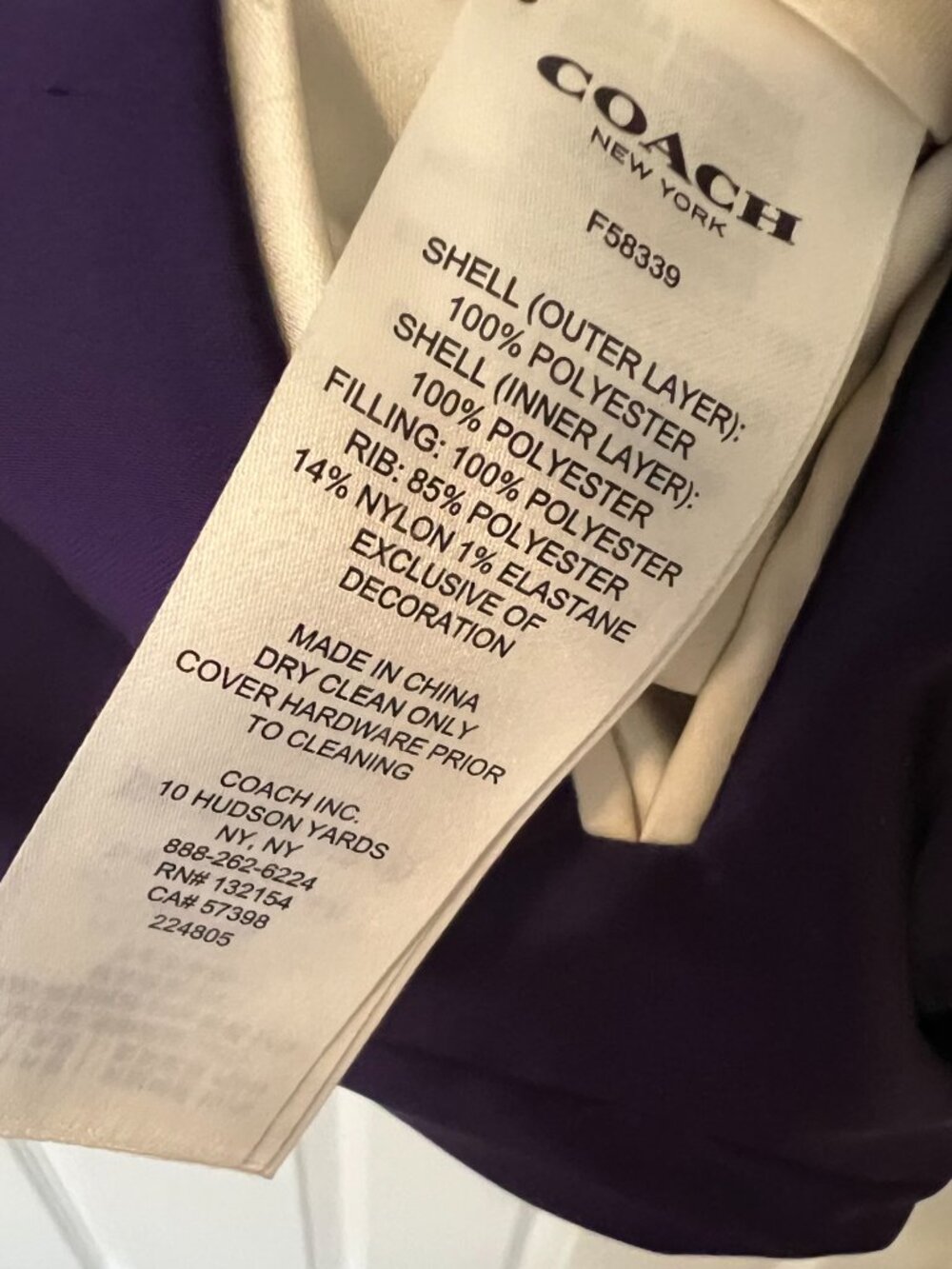 Coach Reversible Jacket - Picture 4 of 15